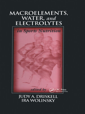cover image of Macroelements, Water, and Electrolytes in Sports Nutrition